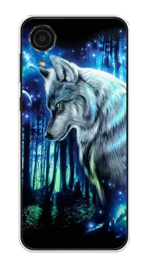 

Чехол на Samsung Galaxy A03 Core "Сказочный волк", Синий;серебристый;черный, 2104750-1