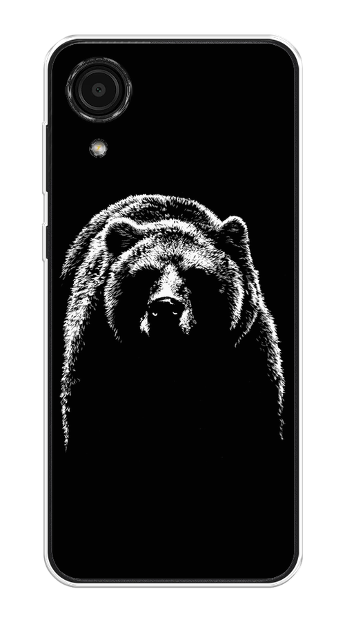 

Чехол на Samsung Galaxy A03 Core "Медведь в ночи", Белый;черный, 2104750-1