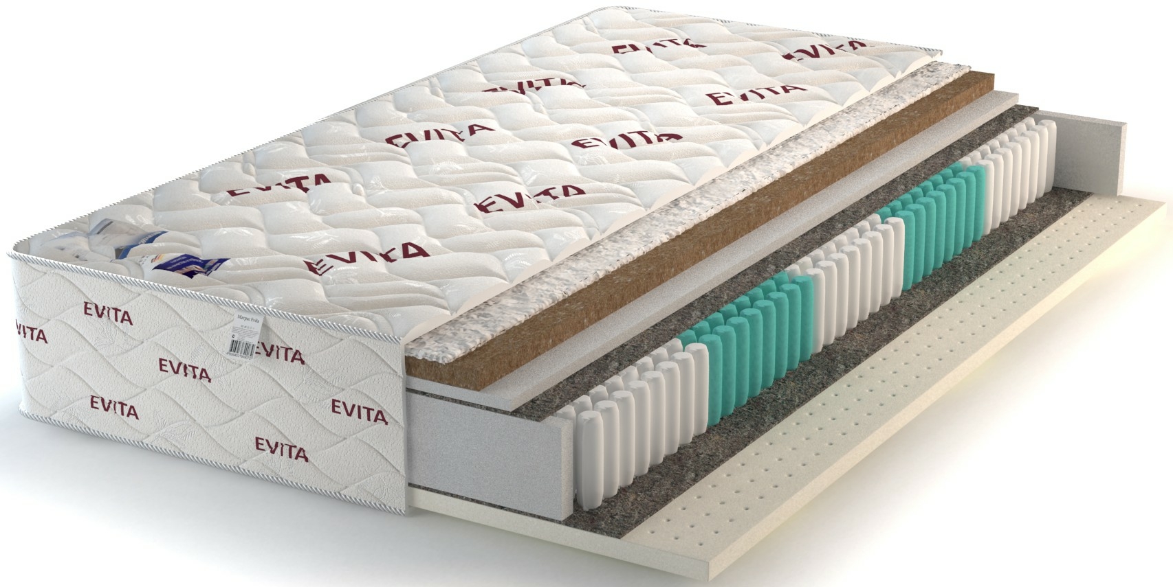 

Матрас Evita Fresh Vintage 120x195, Белый, Fresh Vintage