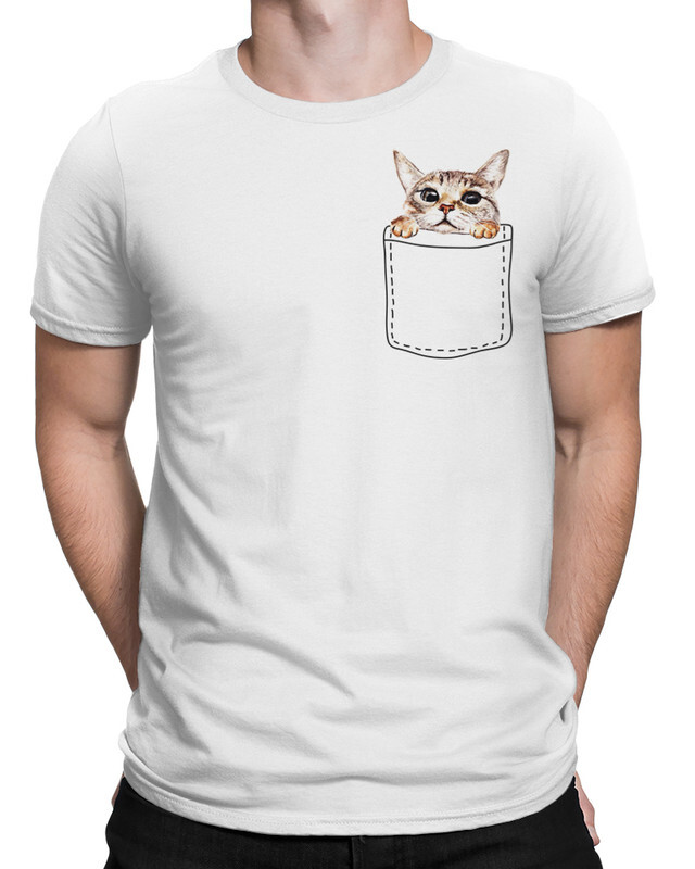 

Футболка мужская DreamShirts Studio Котик в Кармашке CAT-465298-2 белая S, Белый, Котик в Кармашке CAT-465298-2