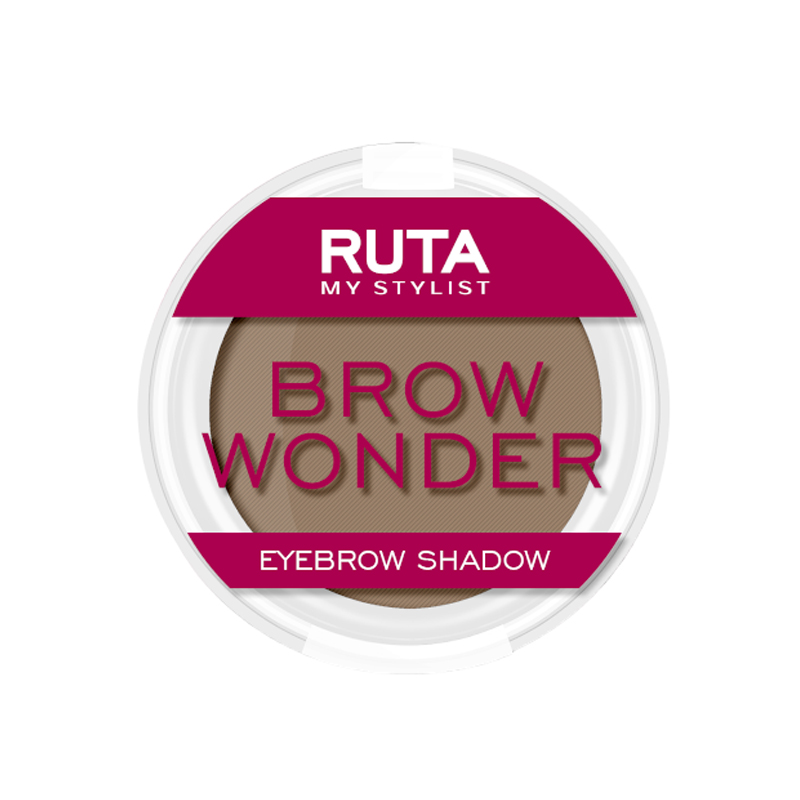 Тени для бровей Ruta Brow Wonder тон 02 3,3 г двойные тени для бровей perfect brow duo eb0101 01 blonde 3 г