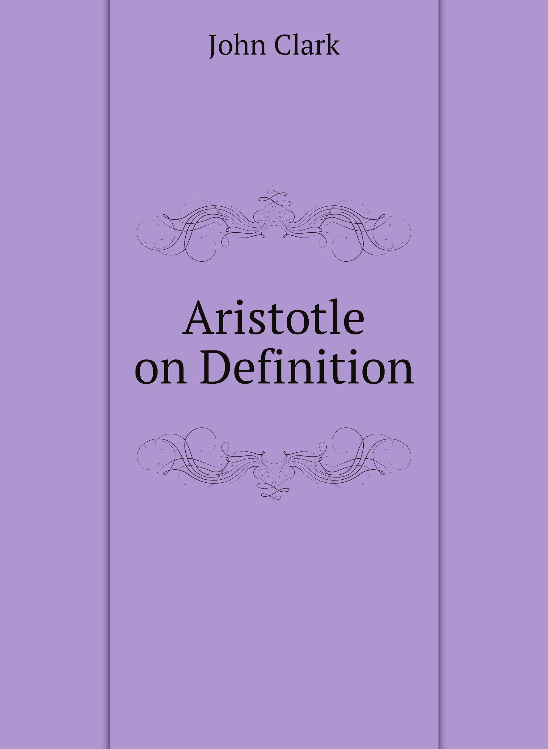 

Aristotle on Definition