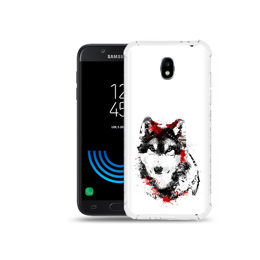 

Чехол MyPads Tocco для Samsung Galaxy J5 (2017) кровавый волк, Прозрачный, Tocco