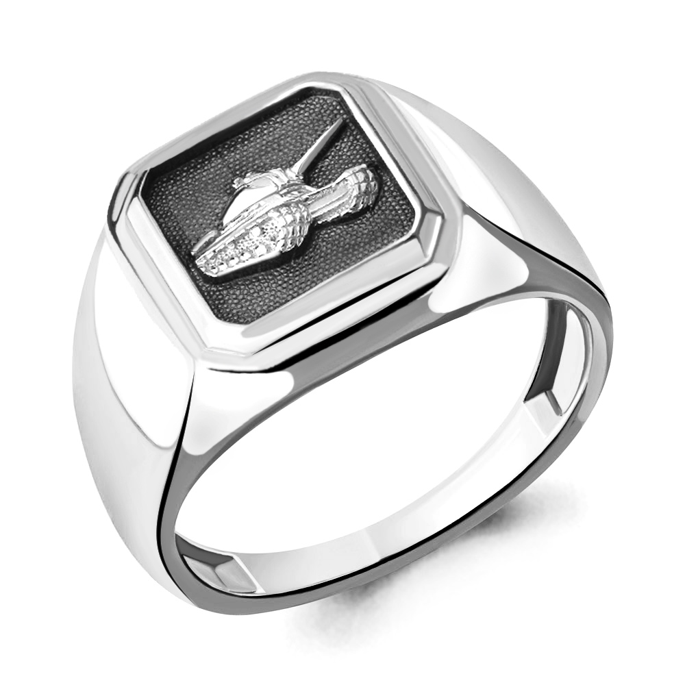 

Кольцо из серебра р.21 Aquamarine 54699_925_р, 54699_925_р
