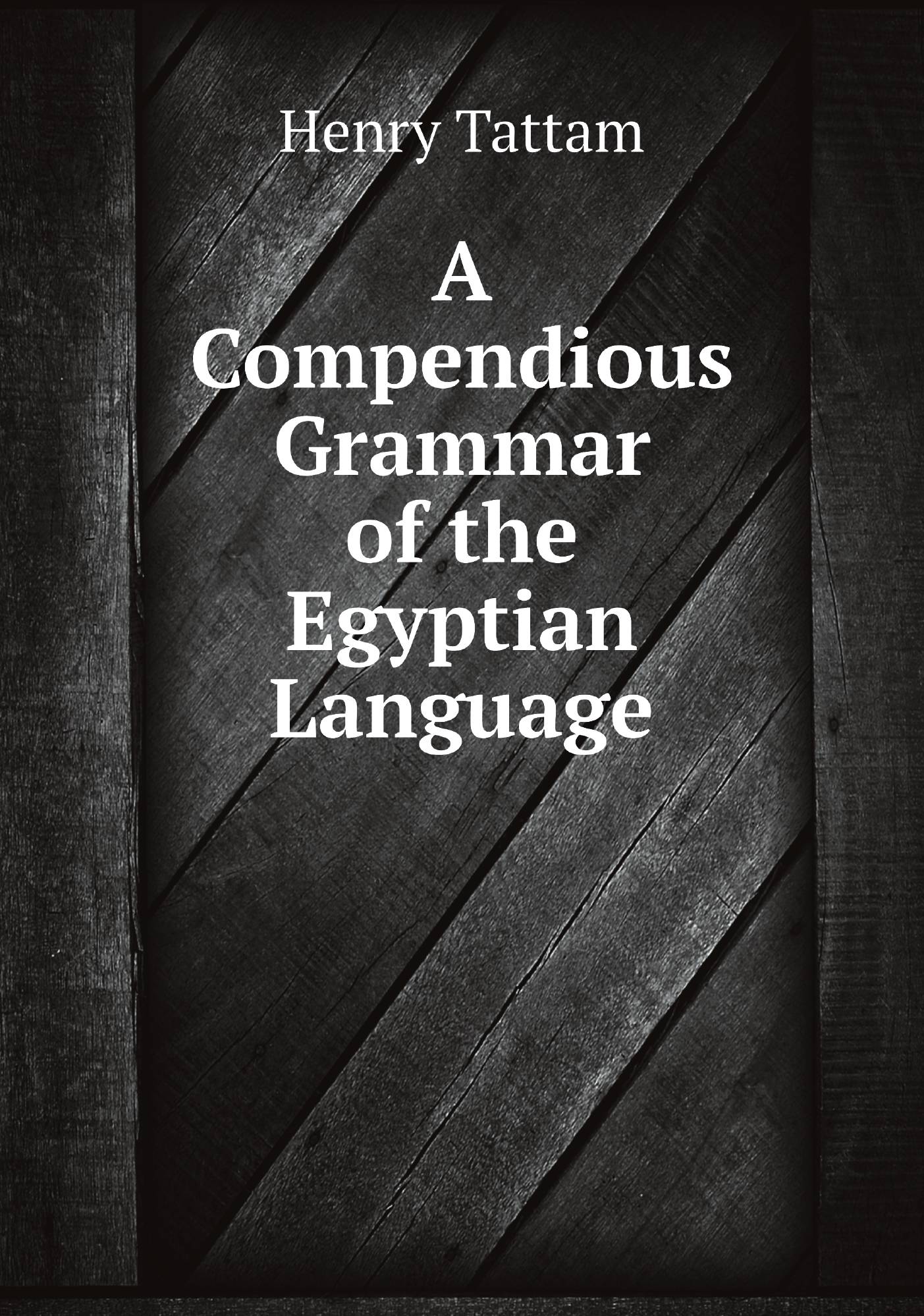 

A Compendious Grammar of the Egyptian Language