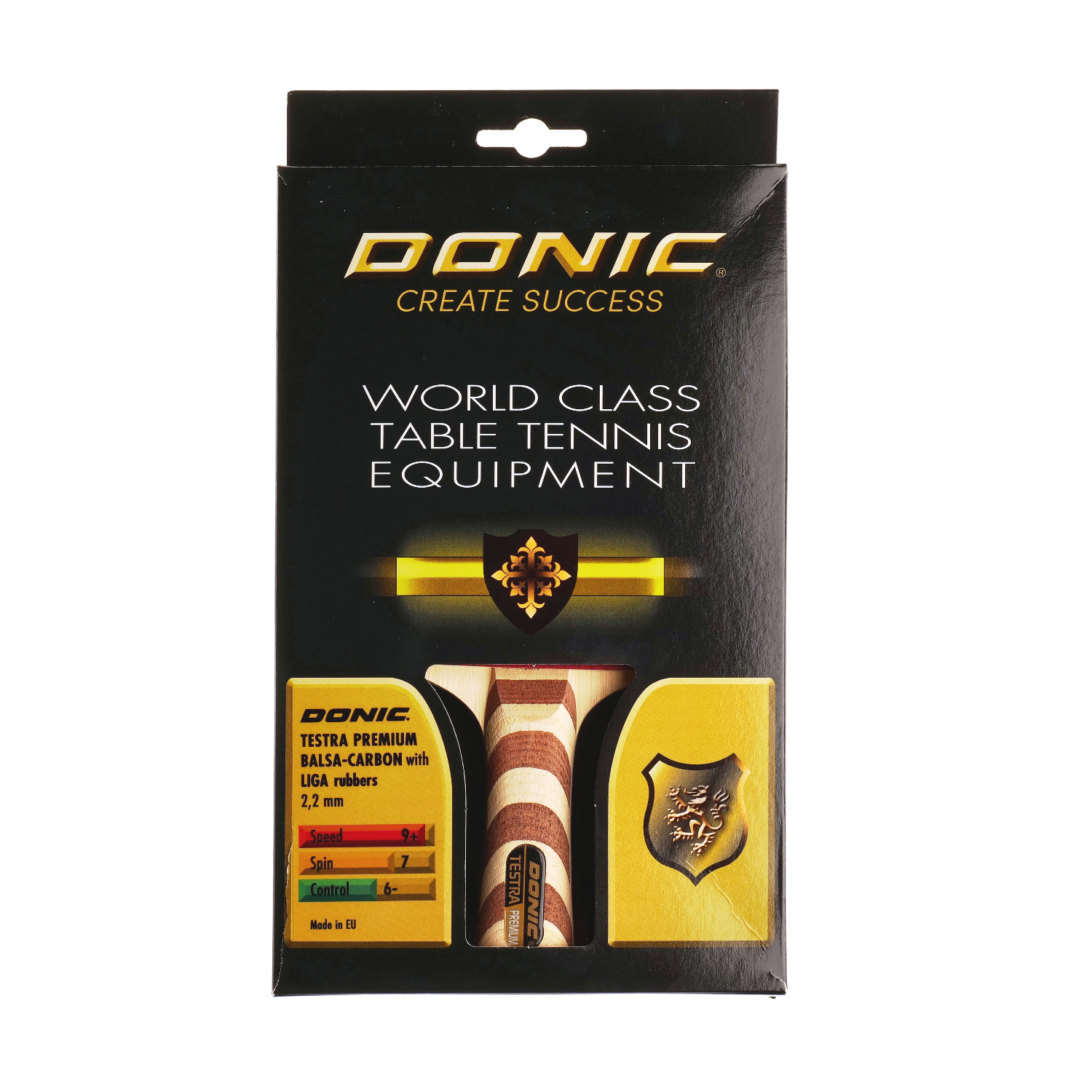 фото Ракетка для настольного тенниса donic testra premium, коническая ручка, 4 звезды