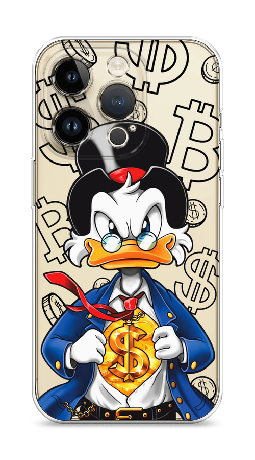 

Чехол на Apple iPhone 14 Pro "Scrooge Goldman", Черный;белый;синий, 15250-1