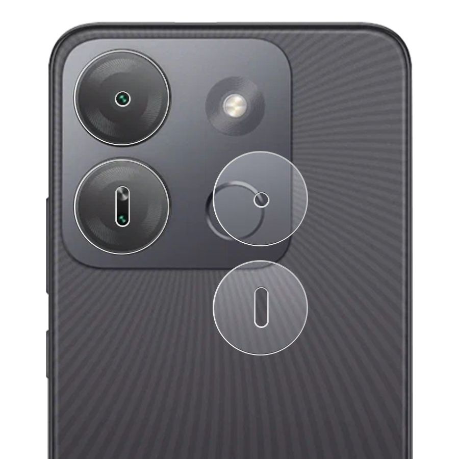 

Стекло защитное гибридное МАТОВОЕ Krutoff для блока камер INFINIX Smart 7 HD