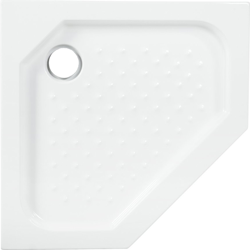 

Поддон для душа Cezares Tray 90 см пятиугольный, акриловый, без сифона