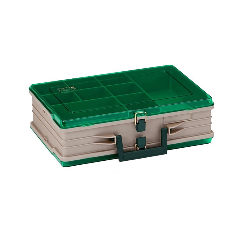 фото Ящик рыболовный plano 111906 magnum-sndst.w/green lids (34.5cm x 29.7cm x 10.7cm)