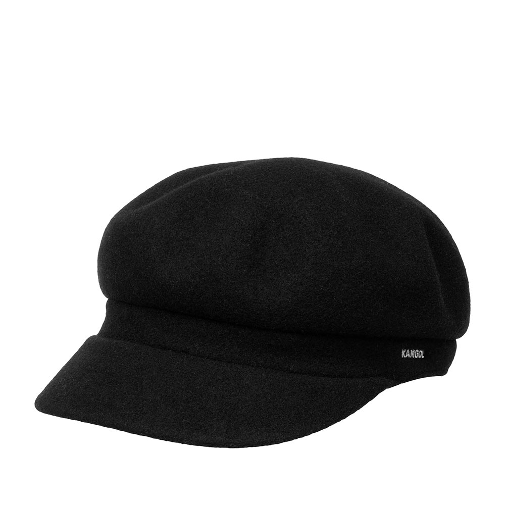 

Кепка гаврош унисекс Kangol K3124HT Wool Enfield черная, р.57, Черный, K3124HT Wool Enfield