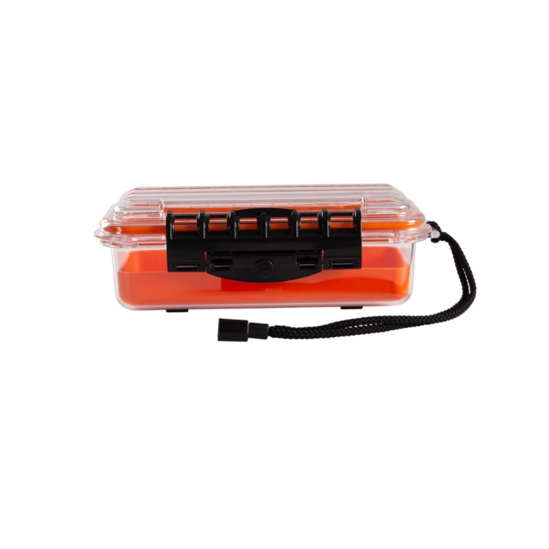 

Коробка Plano 145000 GS Waterproof-Small (3500 Size) ( 23cm x 12.4cm 7.6cm), Оранжевый;прозрачный, 145000 GS Waterproof-Small