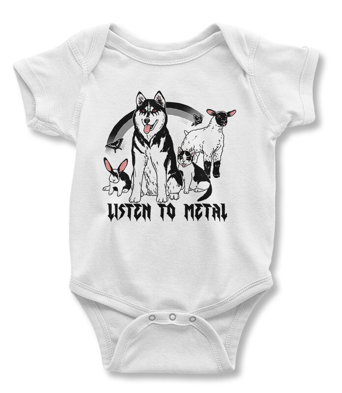 

Боди детское WILD CHILD Слушай Метал / Котик / Собака / Кролик, цв.белый р.68, Слушай Метал / Котик / Собака / Кролик