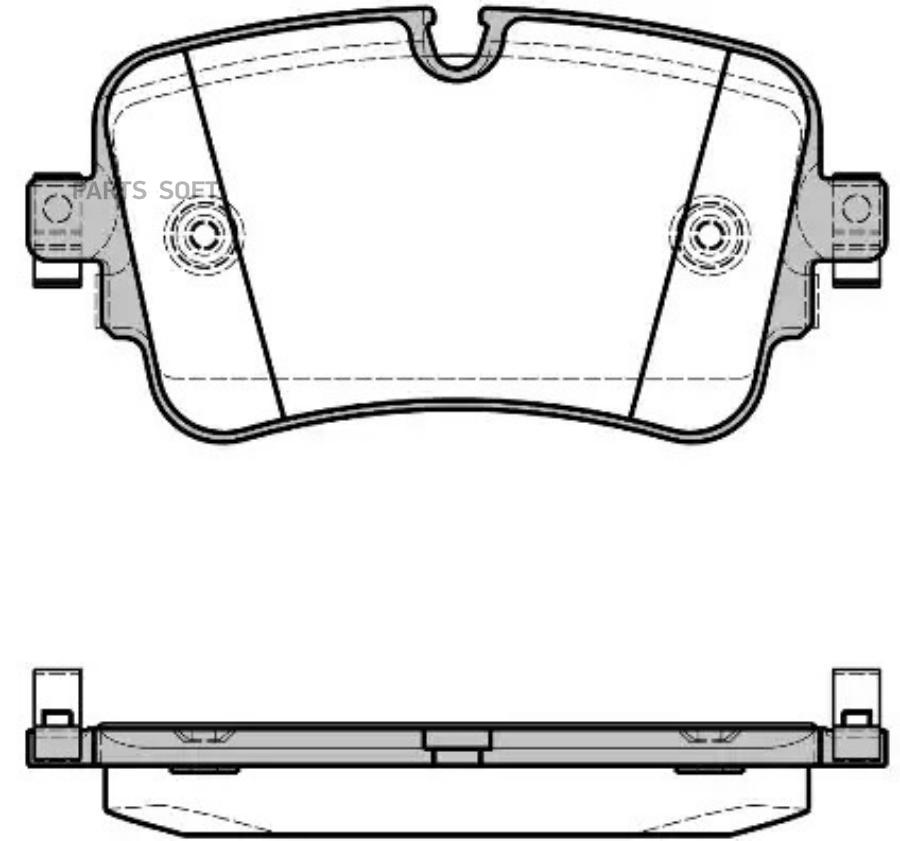 

Колодки Дисковые Задние Audi Q7 (4m) 15> Remsa 166808 1668 08