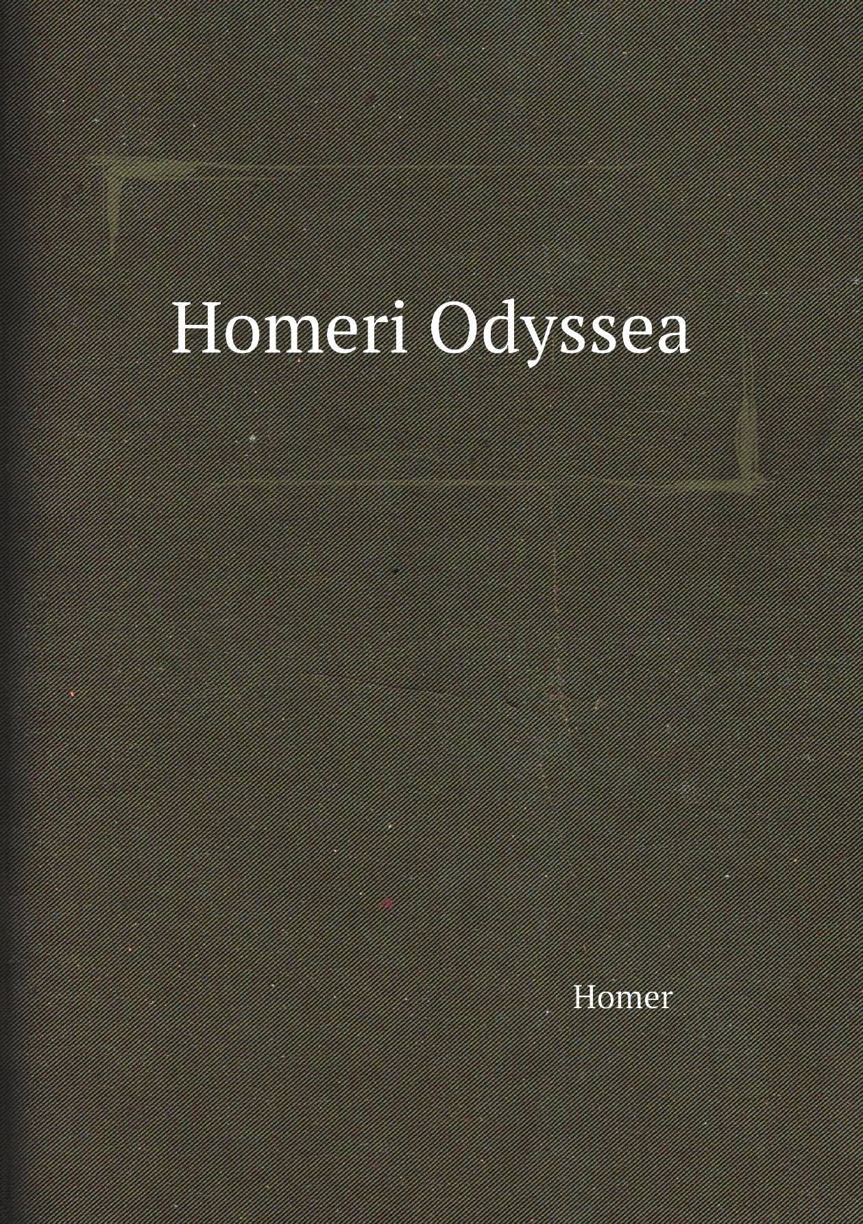 

Homeri Odyssea (Ancient Greek Edition)