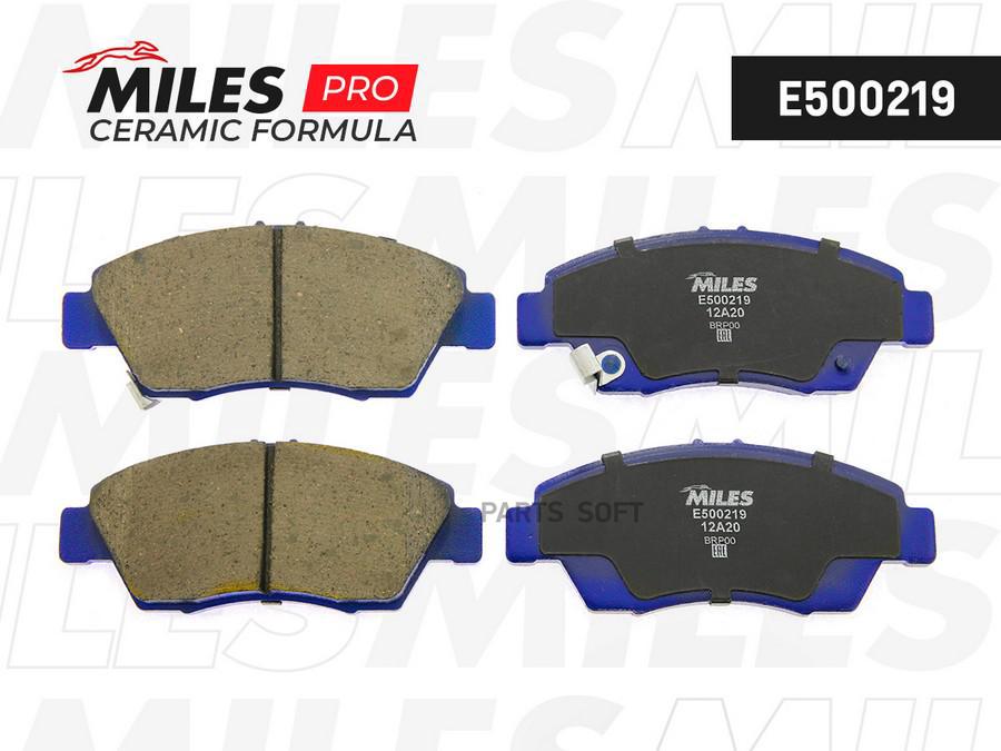 

Колодки Тормозные Honda Civic 91-05 Передние Ceramic Miles арт. E500219