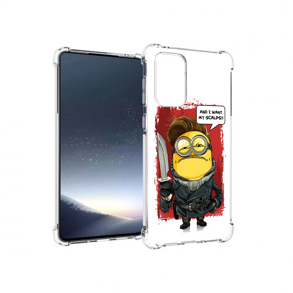 

Чехол MyPads Tocco для Samsung Galaxy A73 миньон убийца (PT226913.548.477), Прозрачный, Tocco