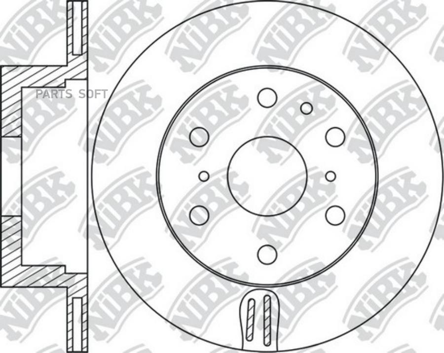 

Диск тормозной задний gm tahoe iii/cadillac escalade 07-16 /vent d=345mm nibk rn1757