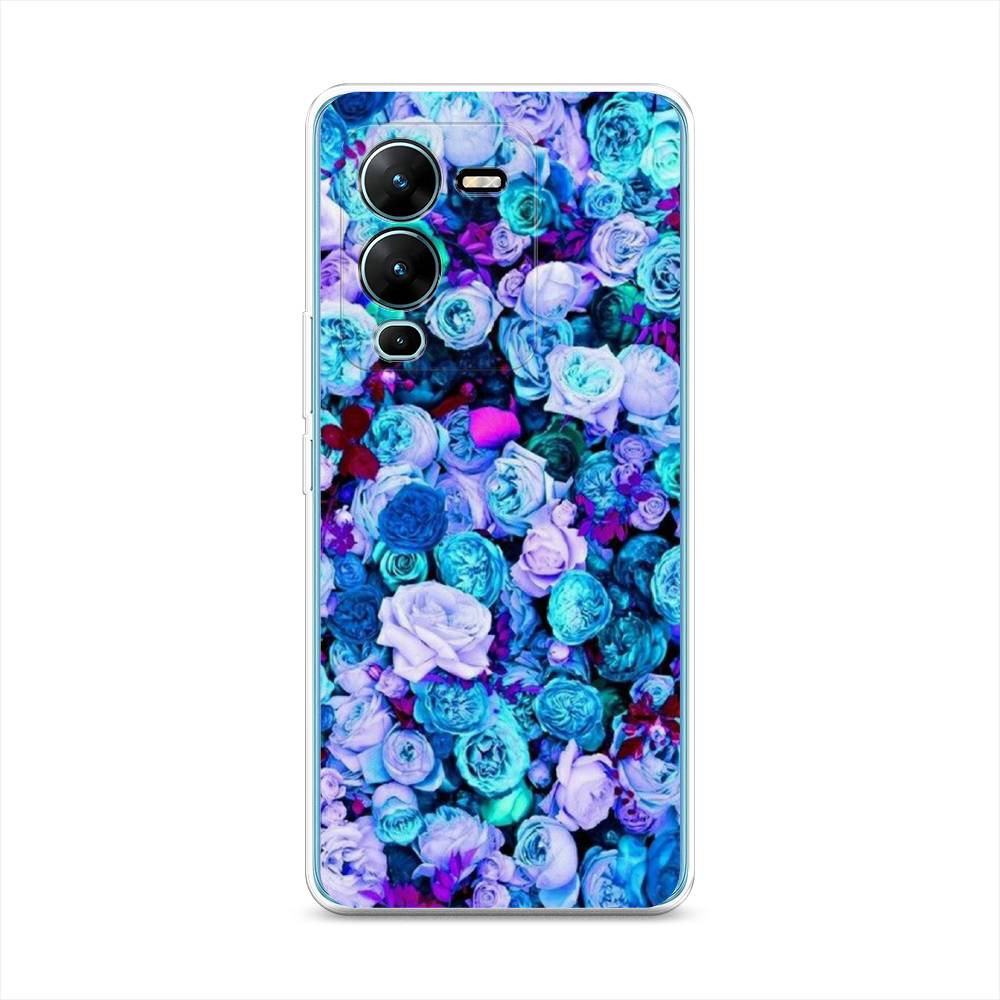 

Чехол на Vivo V25 Pro 5G "Цветочный ковер", Фиолетовый, 267450-2