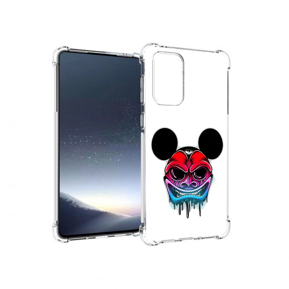 

Чехол MyPads Tocco для Samsung Galaxy A73 микки в маске (PT226913.548.473), Прозрачный, Tocco