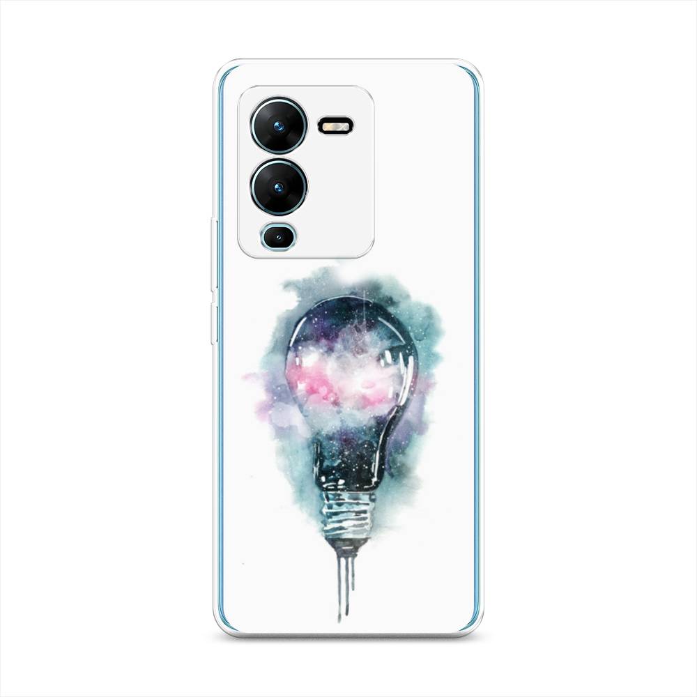 

Чехол на Vivo V25 Pro 5G "Волшебная лампа", Белый;серый, 267450-4