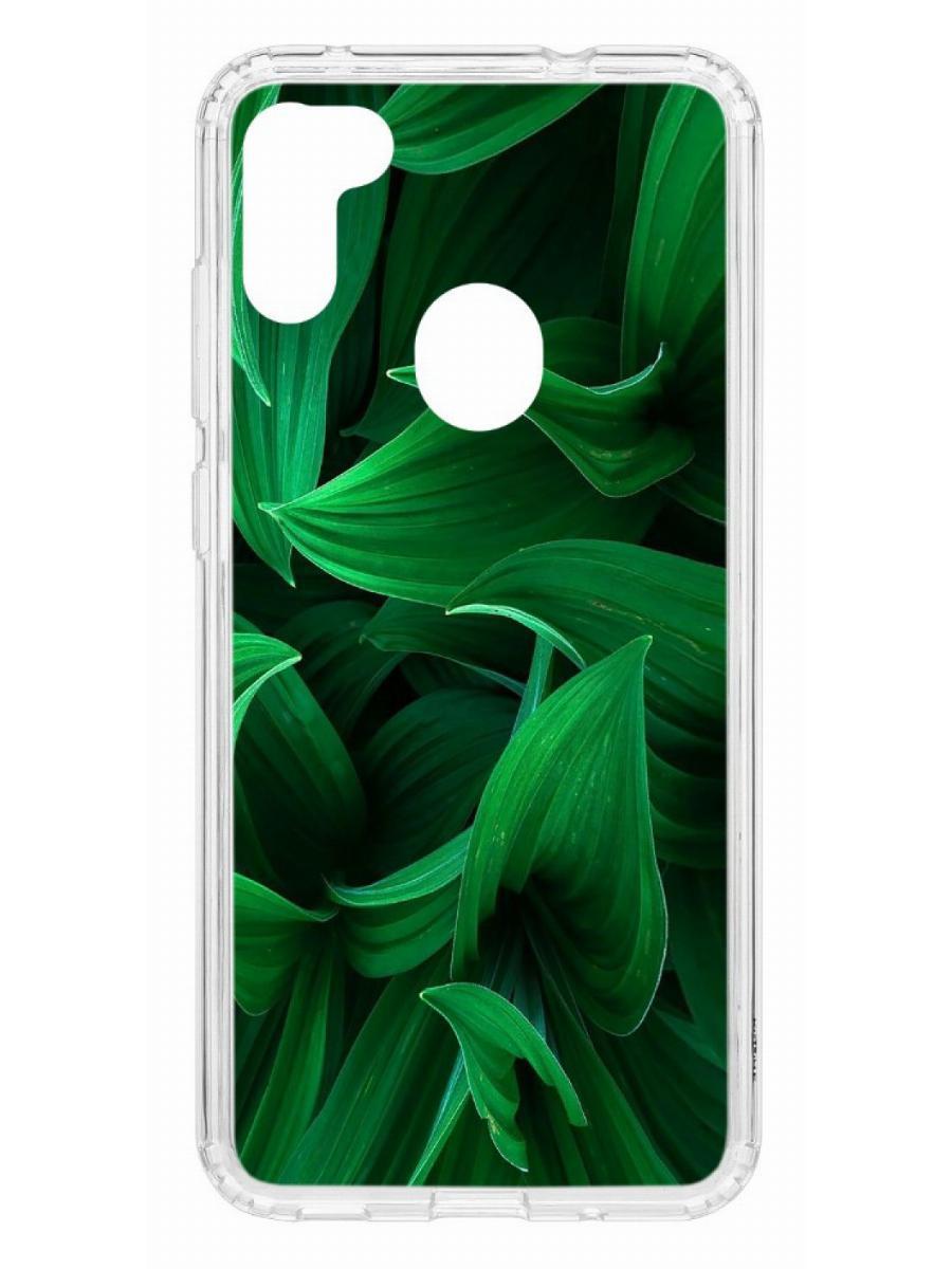 Чехол на Samsung Galaxy M11 Kruche Print Grass