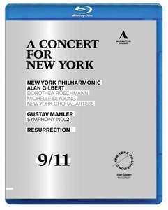 

CONCERT FOR NEW YORK (A) - MAHLER, G.: Symphony No. 2, "Resurrection" (Gilbert), 1 Blu-ray