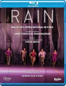 

Reich: Rain & Music for 18 musicians. HD recording: Opera national de Paris, 10 / 2014, 1 Blu-ray