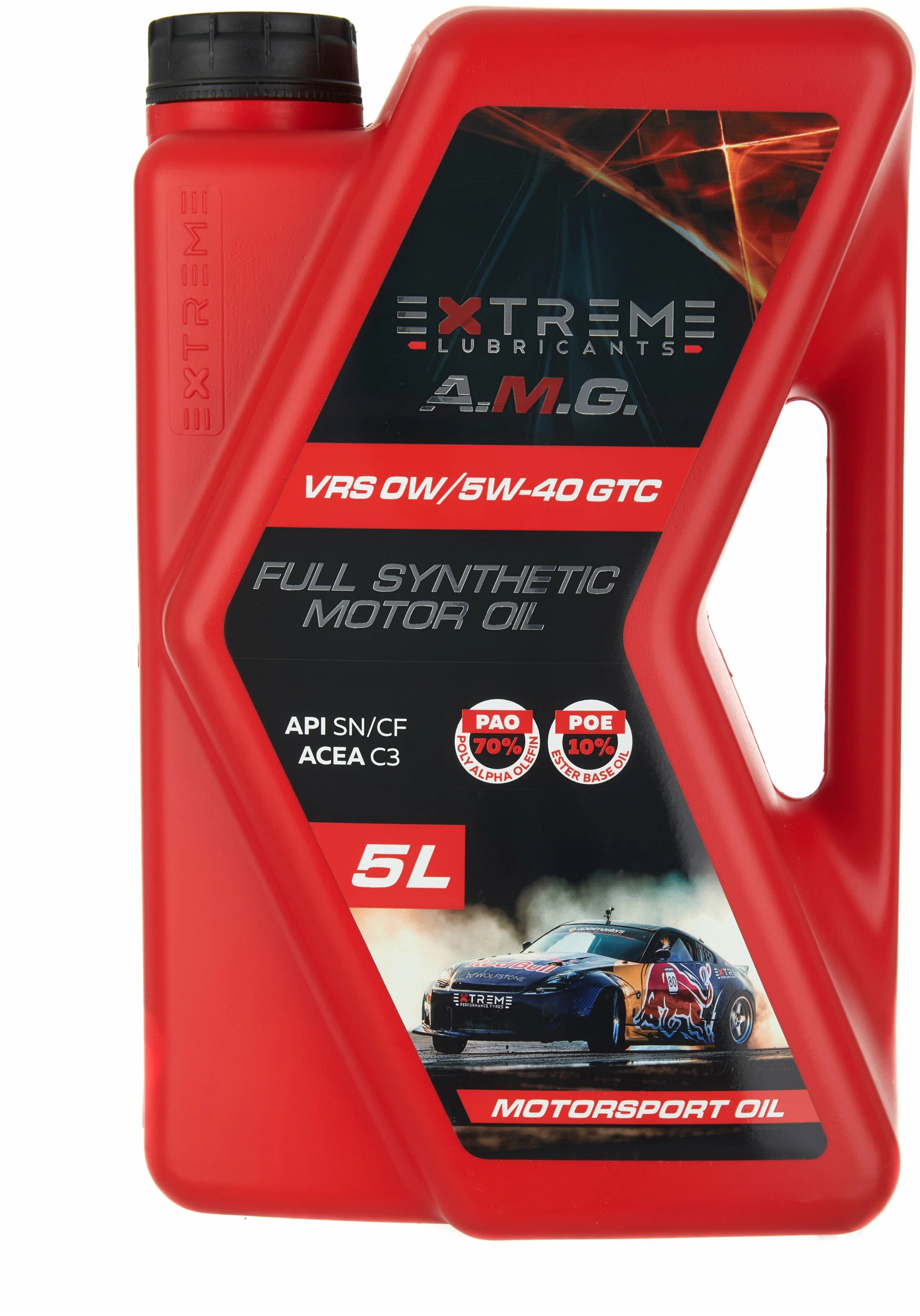 

Масло моторное EXTREME, A.M.G. VRS 0W/5W-40, GTC ,5 л, EXVRS0/5W40GTC5L, GTC