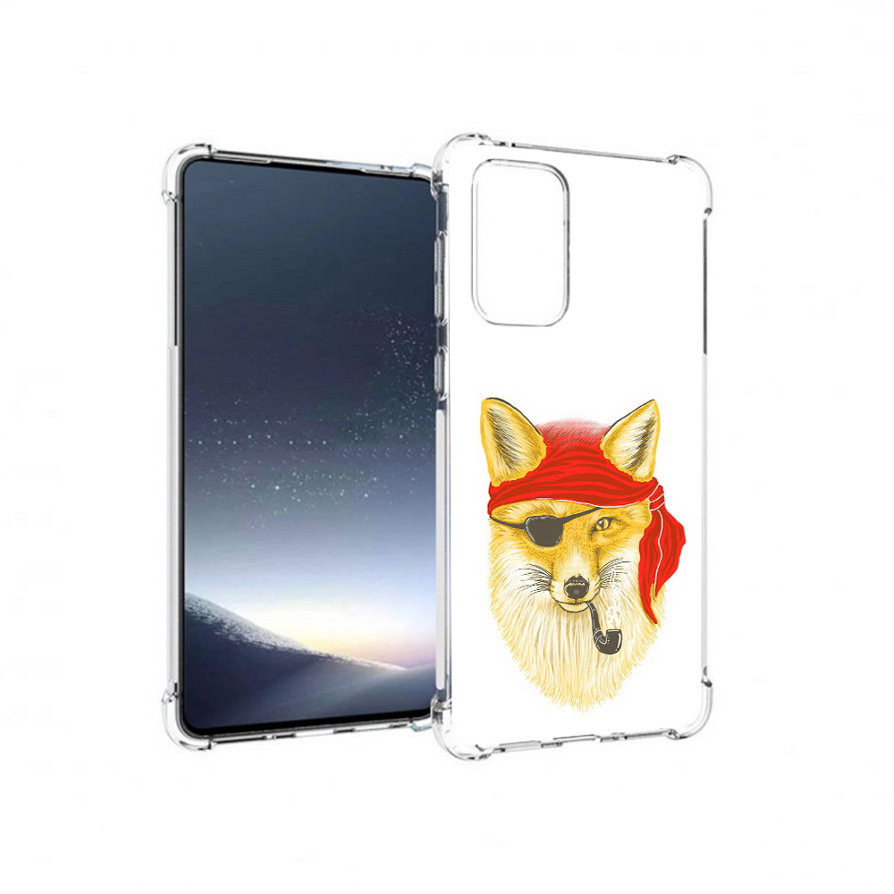 

Чехол MyPads Tocco для Samsung Galaxy A73 лиса-пират (PT226913.548.440), Прозрачный, Tocco