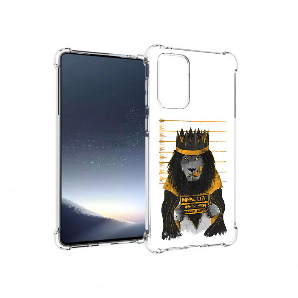

Чехол MyPads Tocco для Samsung Galaxy A73 лев в законе (PT226913.548.435), Прозрачный, Tocco
