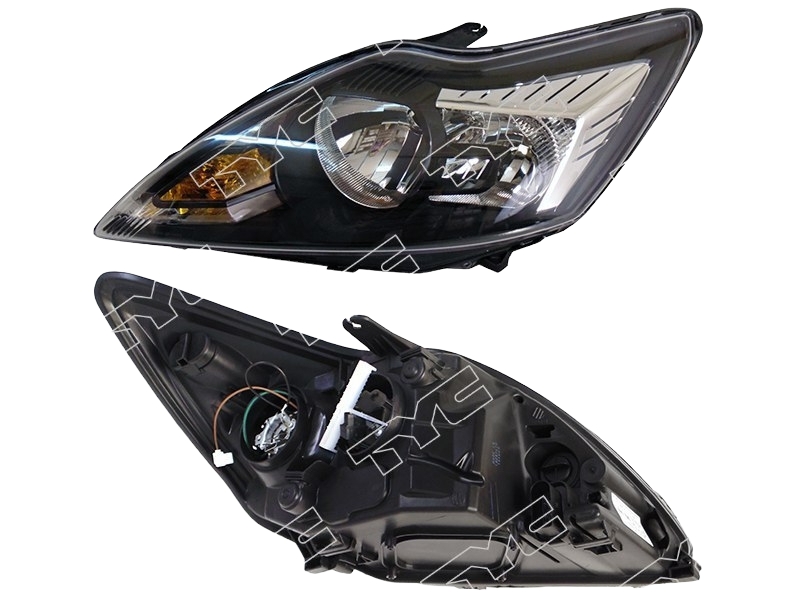 

Фара Ford Focus Ii 08-11 Lh (левый) С Электрокорректором, Черная TYC арт. TG-431-1170BL