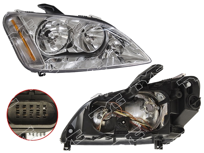 

Фара Ford C-Max 03-07 Rh (правый) Под Электрокорректор TYC арт. TG-431-1158R-LD-EM
