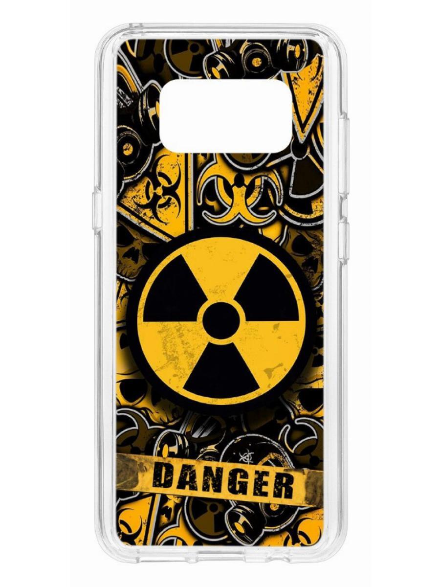 фото Чехол на samsung galaxy s8 kruche print danger кruче