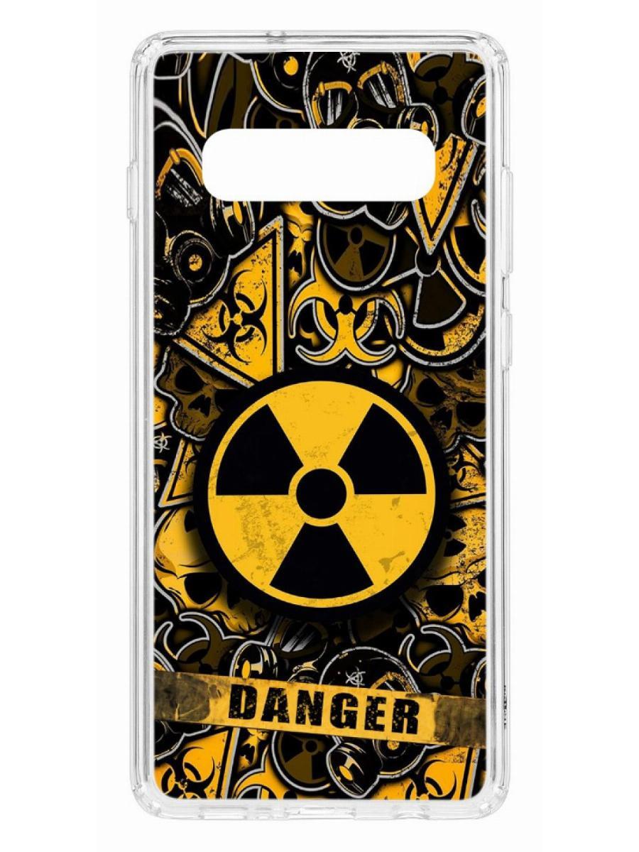 фото Чехол на samsung galaxy s10+ kruche print danger кruче