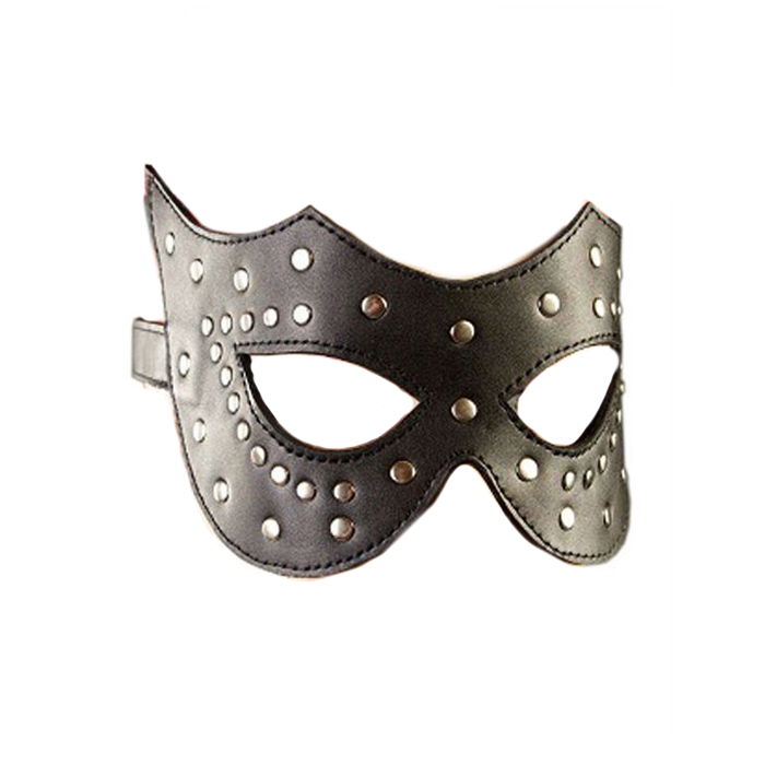 Маска Podium с клепками черный