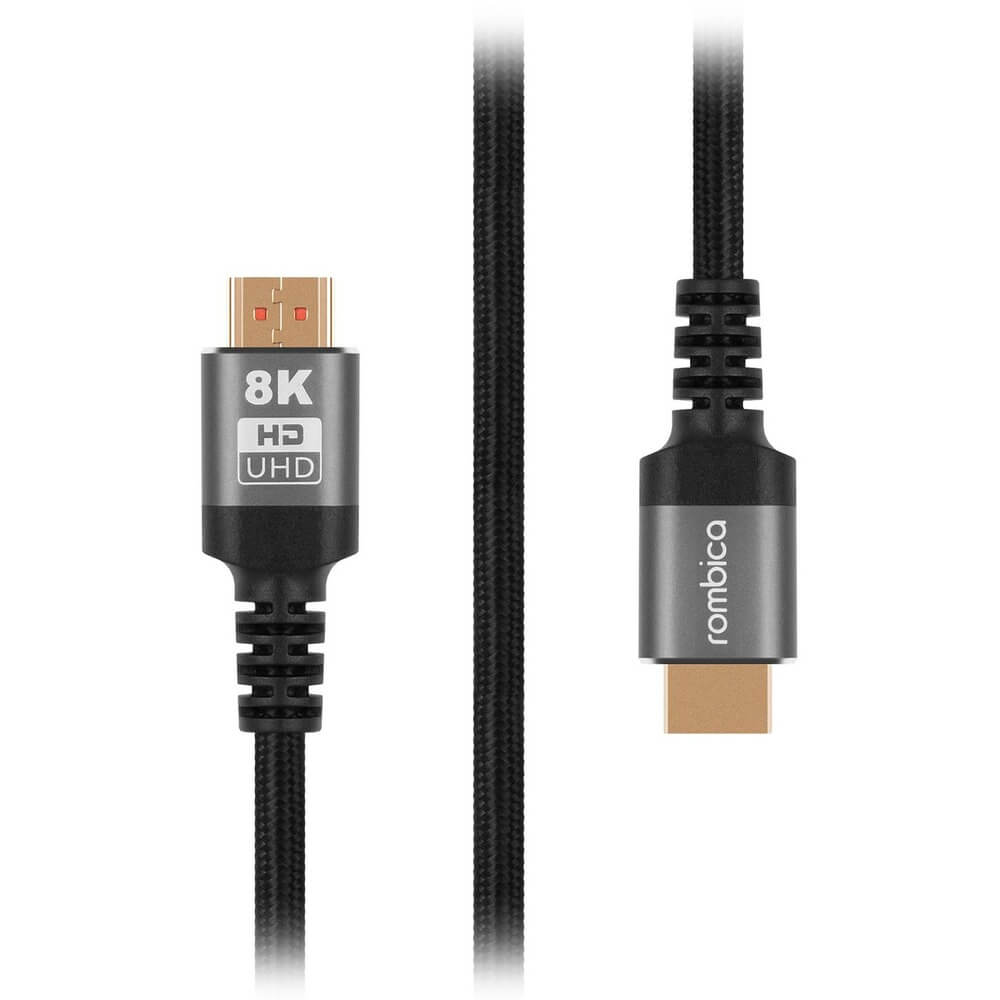 Кабель Rombica HDMI - HDMI, 1.5м Black