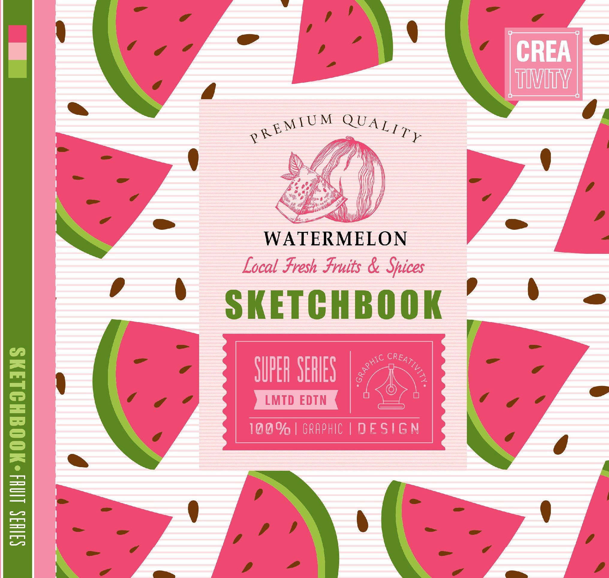 

Скетчбук Bourgeois 36 листов, 20х20 см, Watermelon - Арбуз , 5938 (21523)
