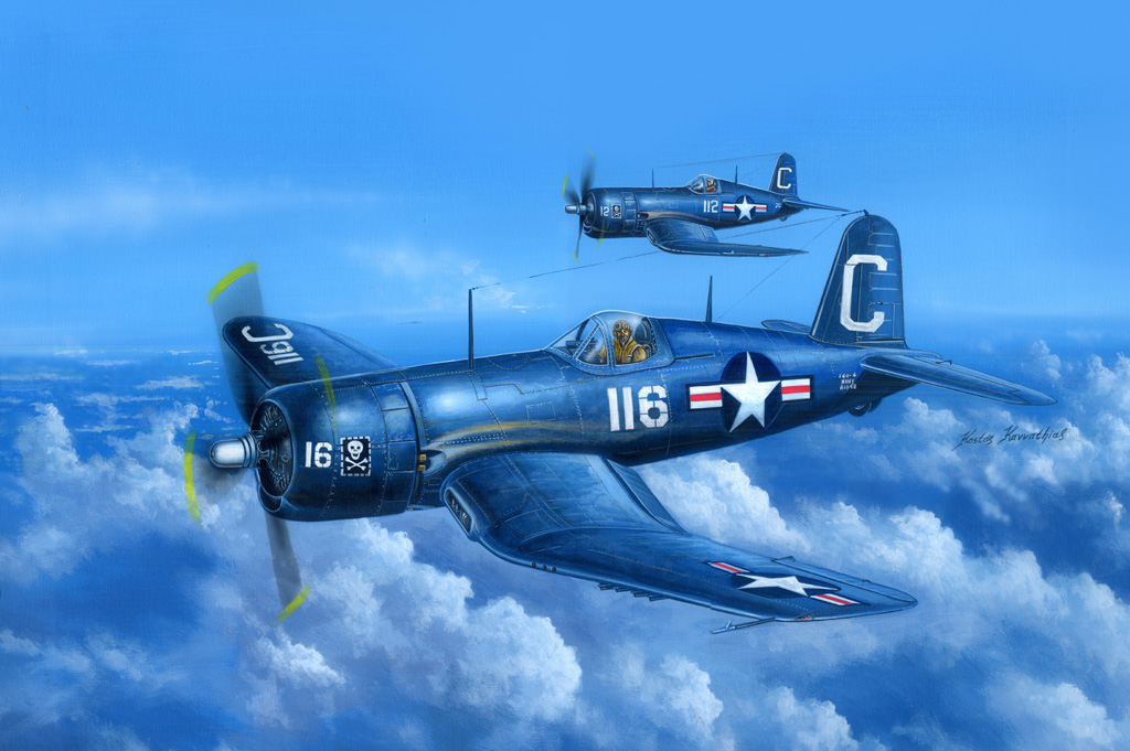 

Сборная модель Hobby Boss 1/48 F4U-4 Corsair early version 80386