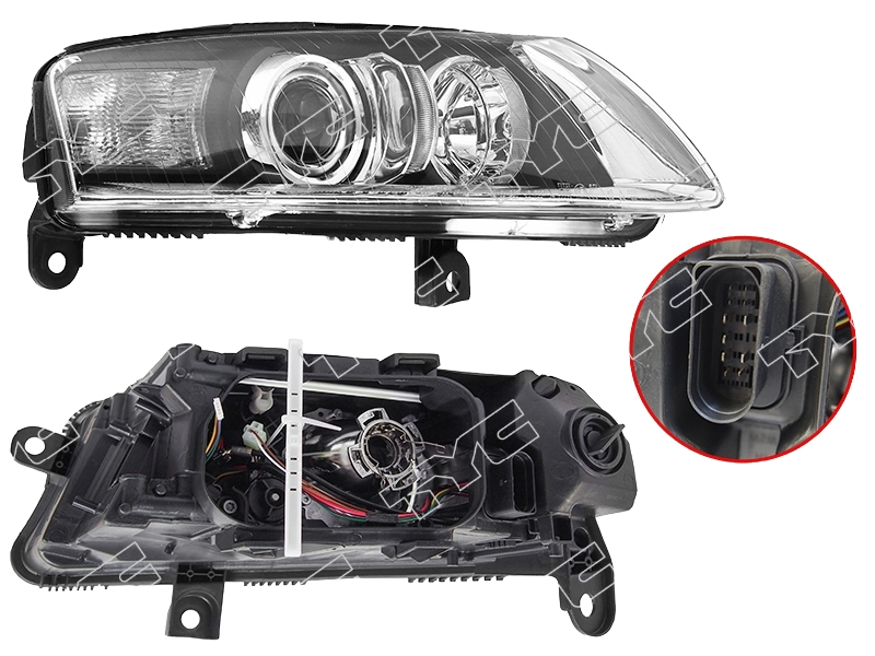 

Фара Audi A6 05-08 Rh (правый) Под Электрокорректор, Ксенон TYC арт. TG-446-1112R-LDHEM