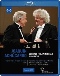 

FALLA, M. de: Nights in the Gardens of Spain (Achucarro, Rattle), 1 Blu-ray