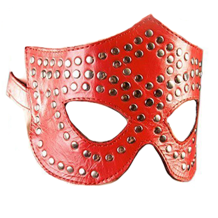 Маска-очки Podium с заклепками красный