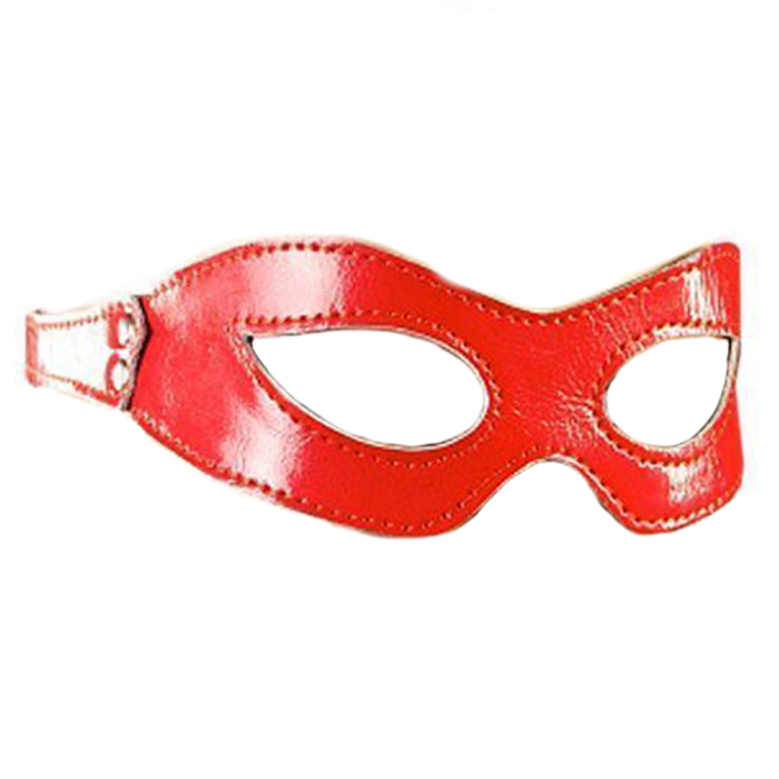 Маска-очки Podium лакированная красный