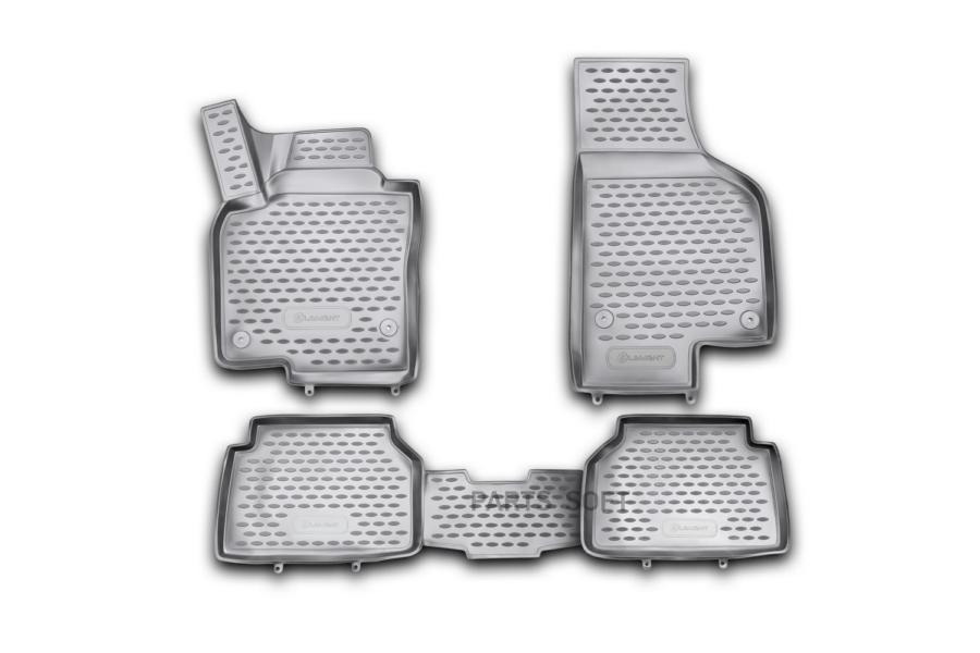 

AUTOFAMILY NLC3D5121210KH Коврики 3D в салон VW Tiguan 10/2007-2016, 4 шт. (полиуретан)