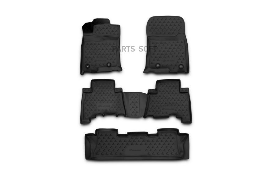 

AUTOFAMILY Коврики 3D в салон LEXUS GX 460 2013->, 5 шт. (полиуретан)
