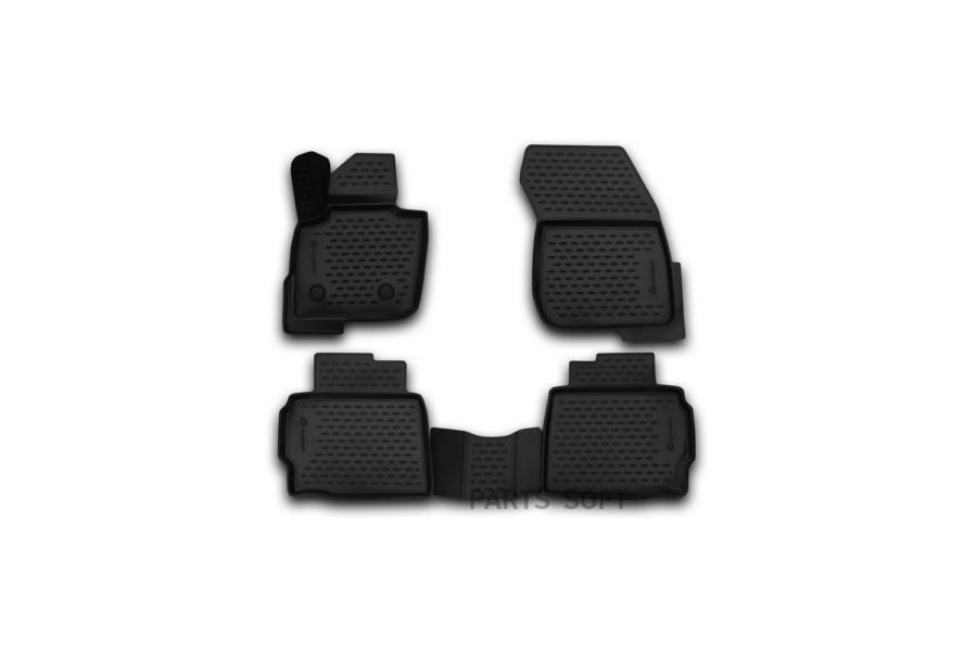 

AUTOFAMILY Коврики 3D в салон FORD Mondeo, 01/2015->, 4 шт. (полиуретан)