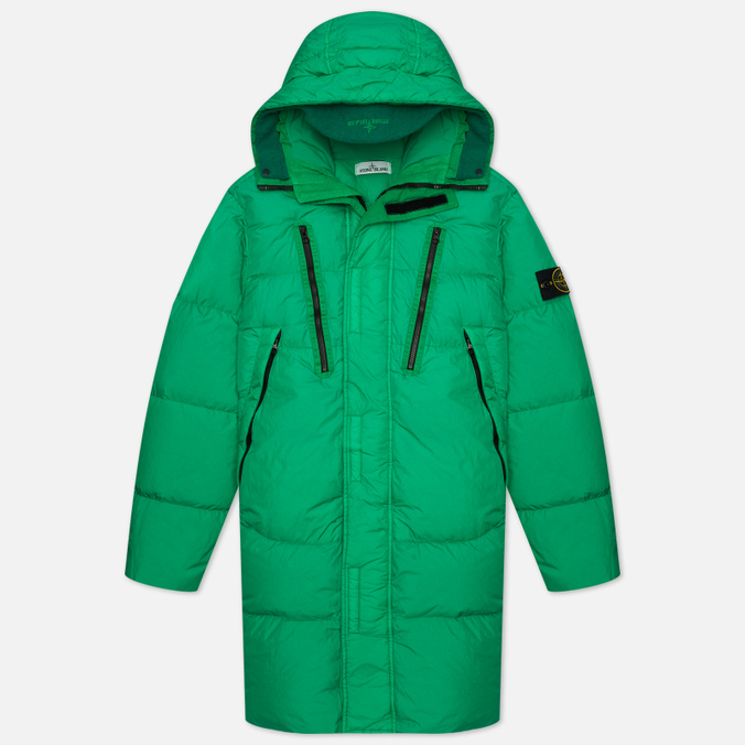 фото Пуховик мужской stone island 751570123 зеленый xl