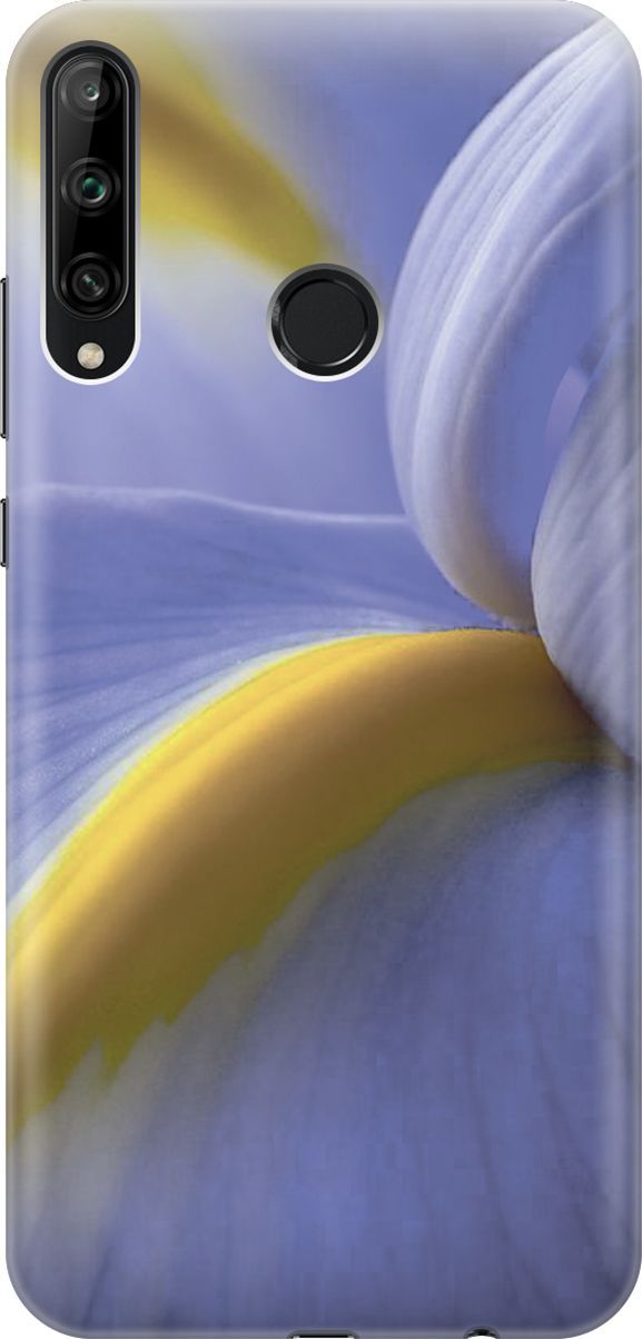 

Чехол на Honor 9C/Huawei P40 Lite E "Синяя калла", Желтый;фиолетовый, 4491
