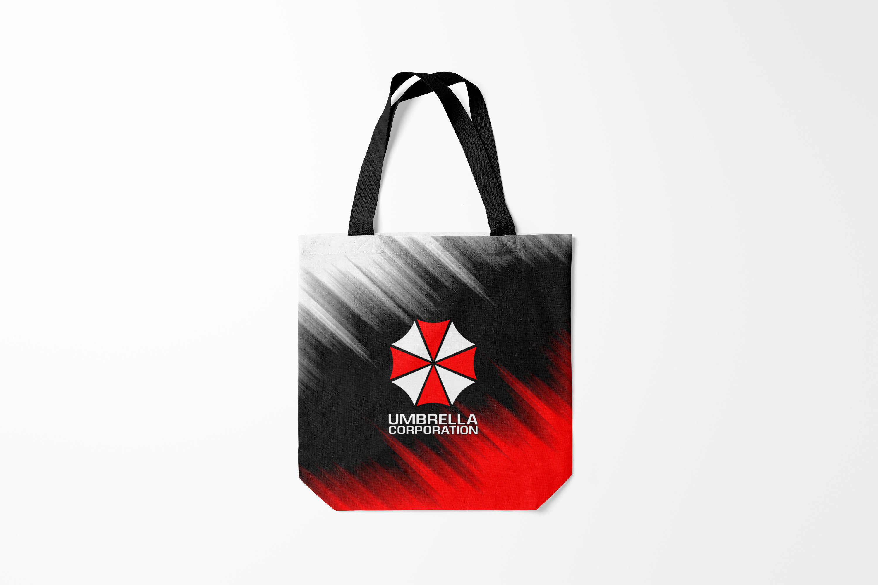 

Сумка шoппер унисекс Burnettie Resident evil UMBRELLA CORP, серый; красный, Resident evil UMBRELLA CORP