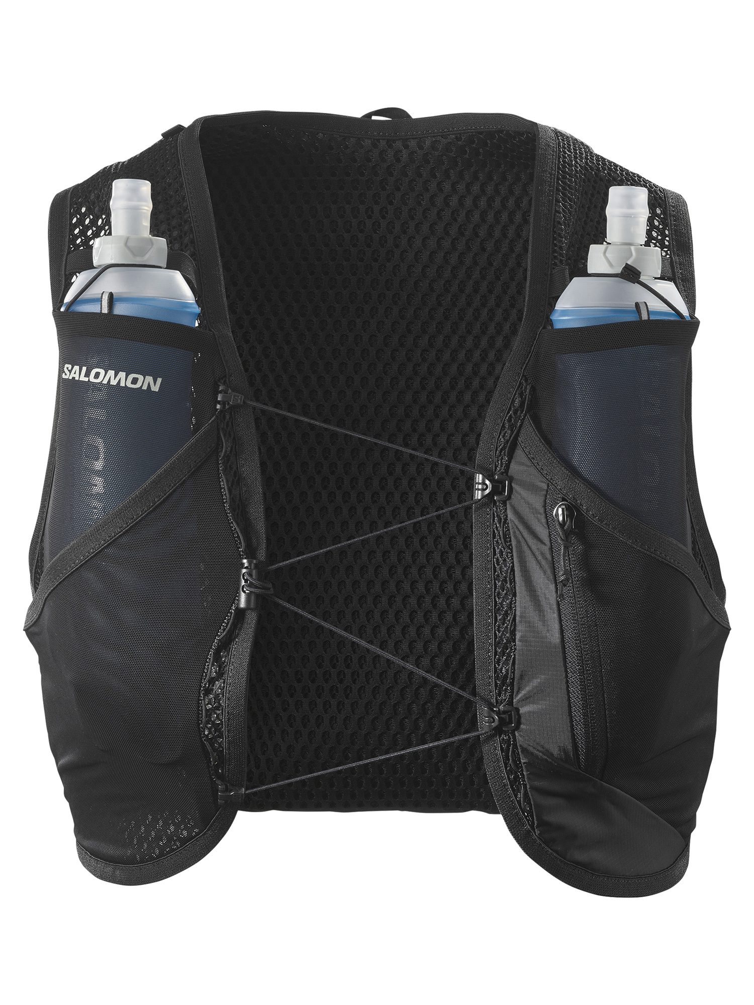 Жилет для бега SALOMON Active Skin 8 Set Black/Metal (US:XL)